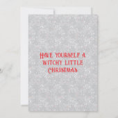 Carte Noël de la cuisine rouge (Dos)