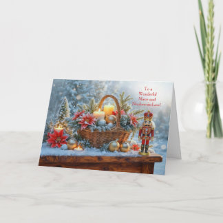 Carte Noël de la nièce et du mari ou du neveu par allian