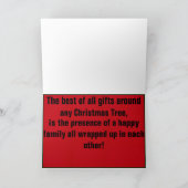 Carte Noël de Niagara Falls (Intérieur)