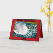 Carte Noël de Niagara Falls (Fleur jaune)