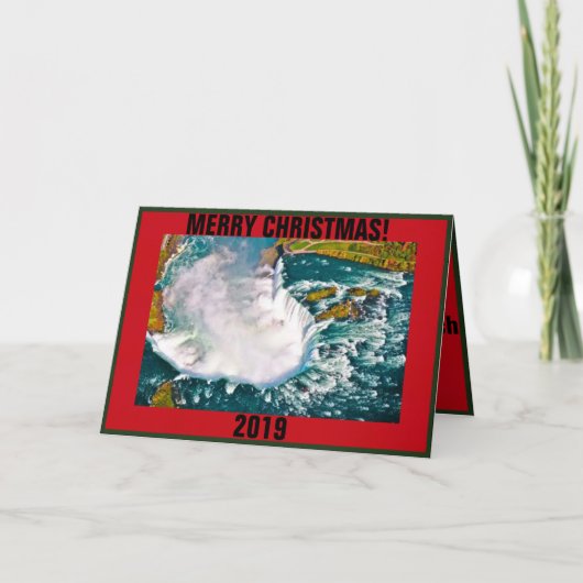 Carte Noël de Niagara Falls (Devant)