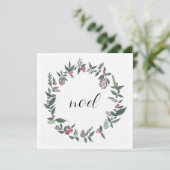 Carte noel de noël de couronne (Debout devant)