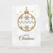 Carte Noël de Noël éclatant (Devant)