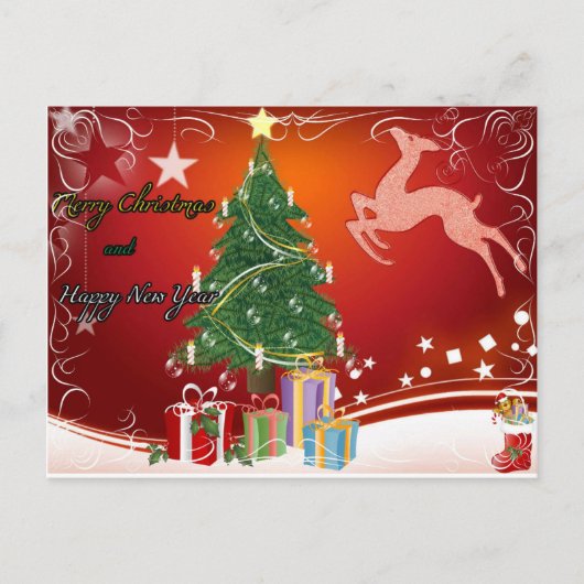 Carte Noël de vacances (Devant)