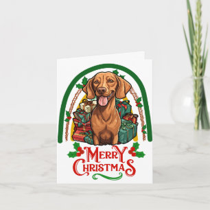 Carte Noël de Vizsla