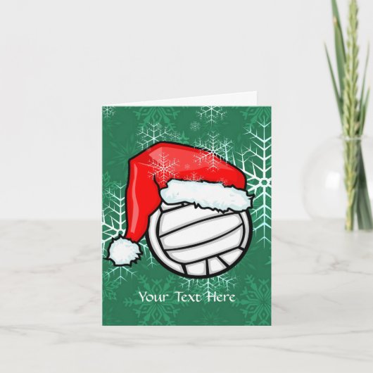Carte - Noël de volley-ball (Devant)