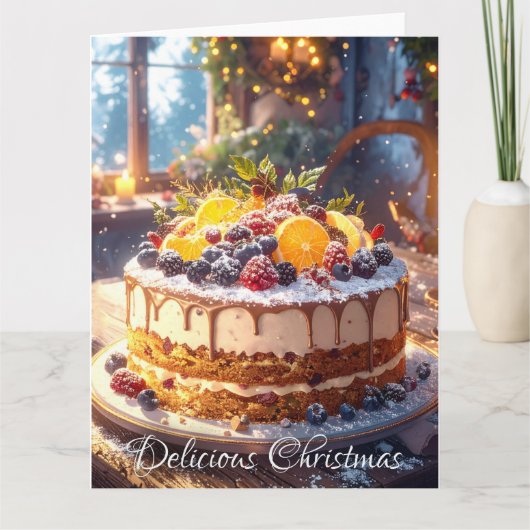 CARTE NOËL DÉLICIEUX (Devant)