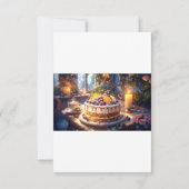 Carte NOËL DÉLICIEUX - style moderne - (Dos)