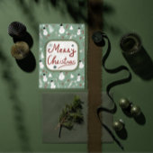 Carte Noël des motoneiges