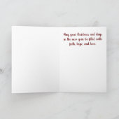 Carte Noël des papillons et des colibris (Intérieur)