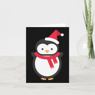 Carte Noël des pingouins