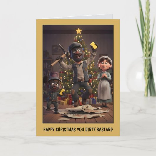 Carte Noël drôle (Devant)