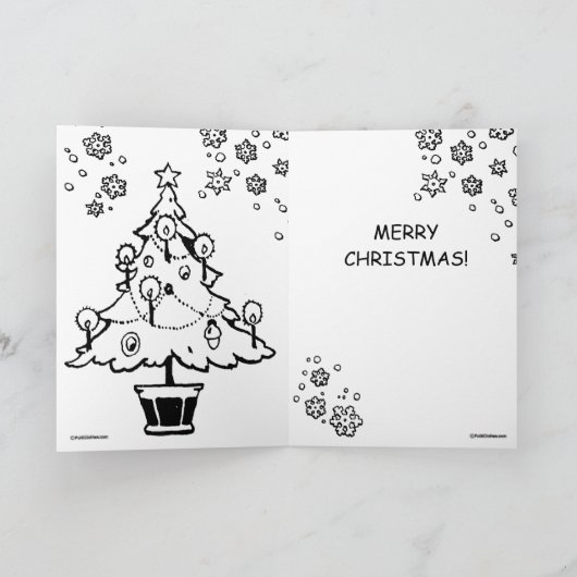 Carte Noël drôle Kamala (Intérieur)