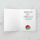Carte Noël drôle Kamala : Noël est arrivé tôt (Intérieur)