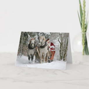 Carte Noël drôle Père Noël