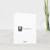 Carte Noël du chien du Mont Bernese Archarme (Dos)