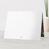 Carte Noël du chien espagnol Cavalier King Charles (Dos)