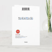 Carte Noël du fils des neiges (Dos)