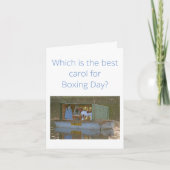 Carte Noël du jour de la boxe (Devant)