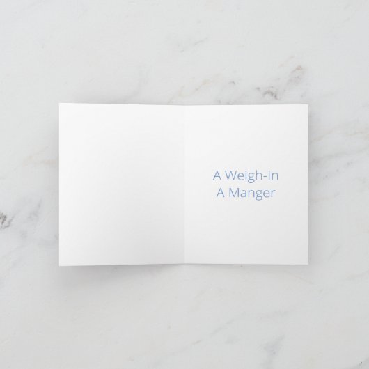 Carte Noël du jour de la boxe (Intérieur)