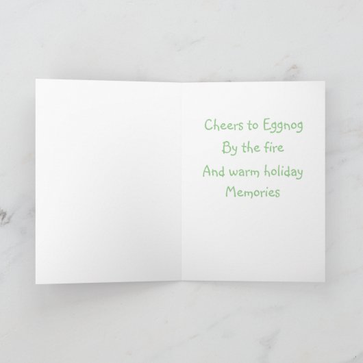 Carte Noël du pays (Intérieur)