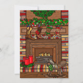 Carte Noël du pays | Cowboy Boot Stockings (Devant)