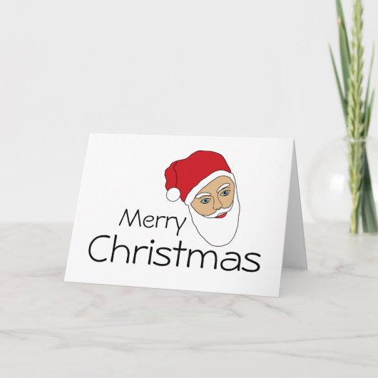 Carte Noël du Père Noël (Devant)