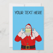 Carte Noël du Père Noël (Devant)