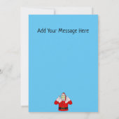 Carte Noël du Père Noël (Dos)