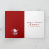 Carte Noël du Père Noël (Intérieur)
