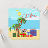 Carte Noël en Australie (Devant/Arrière en situation)
