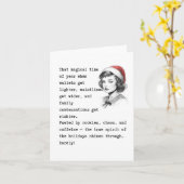 Carte Noël en famille (Fleur jaune)