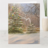 Carte Noël en forêt, par Gary Poling (Devant)