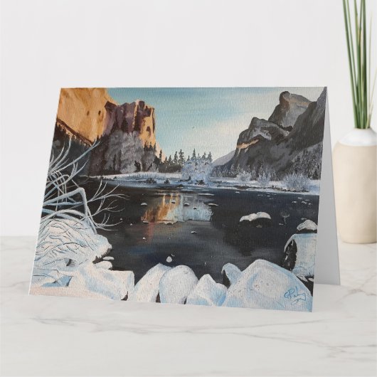 Carte Noël en forêt, par Gary Poling (Devant)