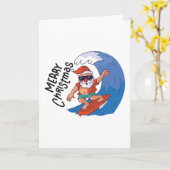 Carte Noël en juillet (Fleur jaune)