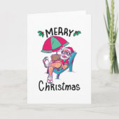 Carte Noël en juillet (Devant)