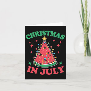 Carte Noël En Juillet Melon Xmas Tree Hawaii Shirt Sum