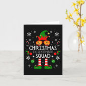 Carte Noël En Septembre Costume De Squad Elf Sunglasse (Fleur jaune)