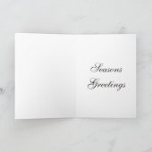 Carte Noël en velours rouge (Intérieur)