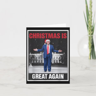 Carte Noël est grand à nouveau Noël Pyjamas Drôle Trump