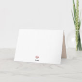 Carte Noël et Nouvel An (Dos)
