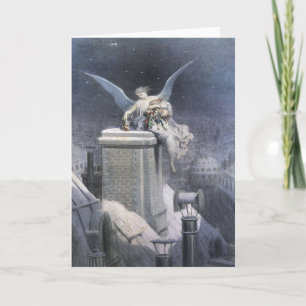 Carte Noël Eve Angel Noël