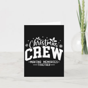 Carte Noël Famille Retrouvailles Graphique Noël Fête