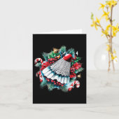 Carte Noël Festif Pour Les Amateurs De Badminton (Fleur jaune)