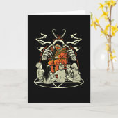 Carte Noël flippant (Fleur jaune)