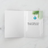 Carte Noël Floride Tropical Fenêtre  (Intérieur)