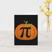 Carte Noël - Fun Math Geek Math Citrouille Pie (Fleur jaune)