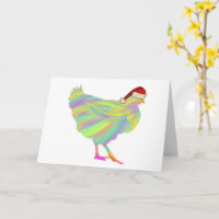 Noël Funny Festive Hen Chicken Amateurs Père Noël