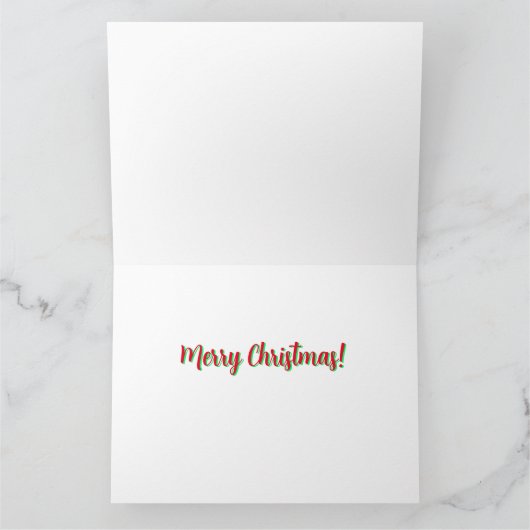 Carte Noël Funny Novelty OBEY DON LIMITES (Intérieur)