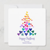 Carte Noël gay minimaliste (Devant)